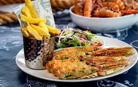 Fresh seafood in Ullapool