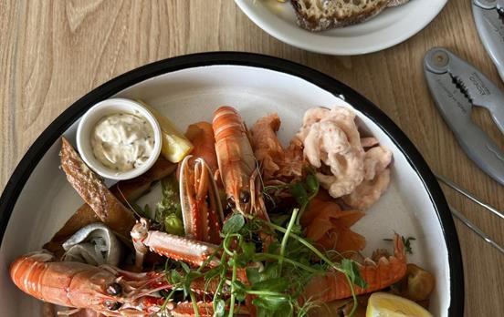 Seafood Platter at Corrie Hotel
