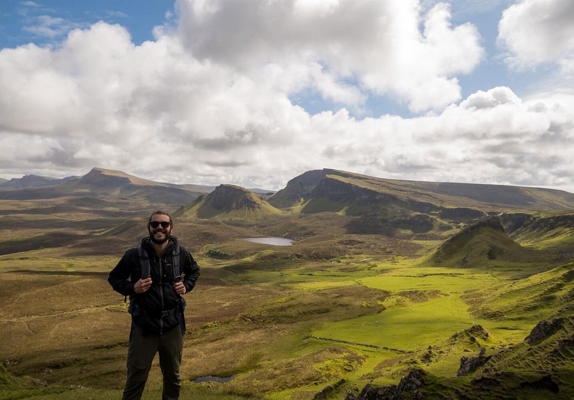 Walker on the Quiraing