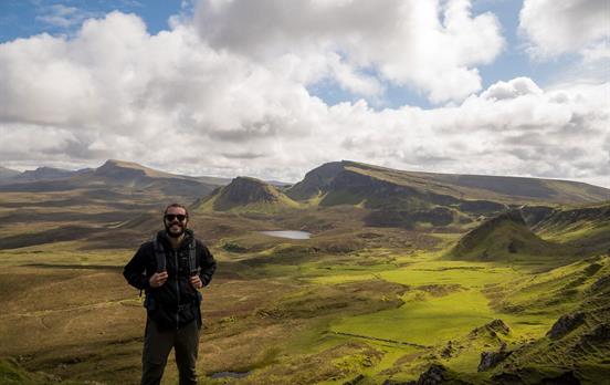 Walker on the Quiraing