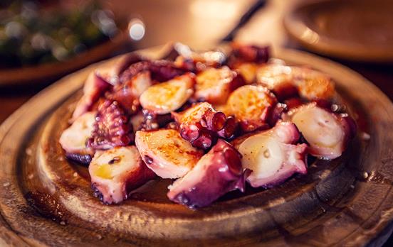 Pulpo - a Galician delicacy