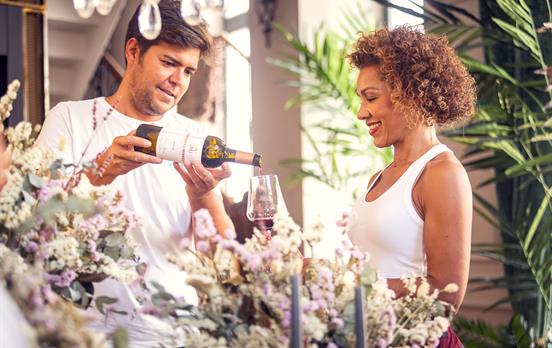 Sample local wines
