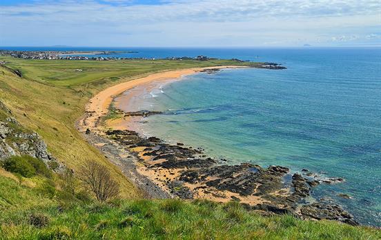 Views of Elie from the trail