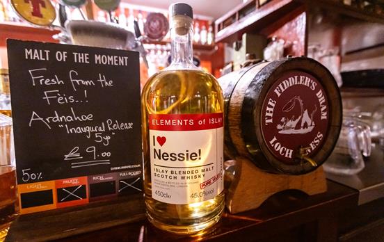 Whisky distilled in Loch Ness