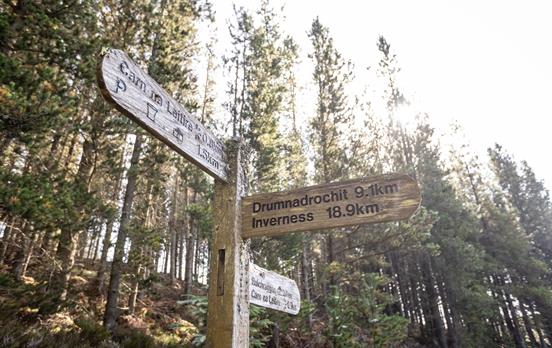 Great Glen Way is very well waymarked