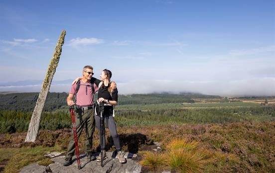 Great Glen Way high route through Abriachan
