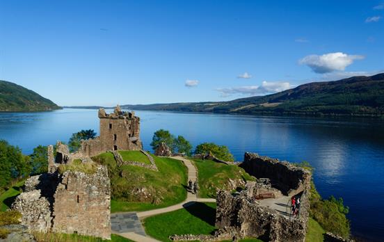 Urquhart Castle on Lochness