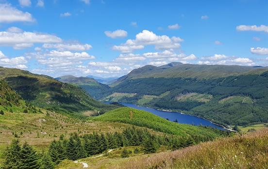 View from Ben Ledi - Optional route on Day 4