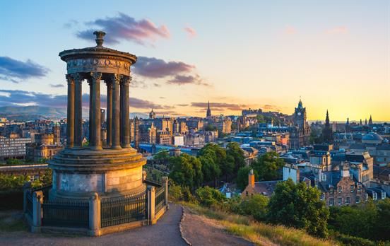 Edinburgh's Carlton Hill viewpoint