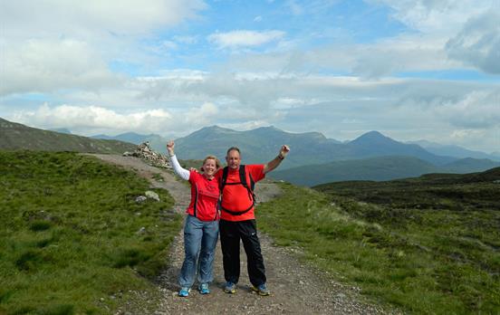 Made it to the highest point on the WHW