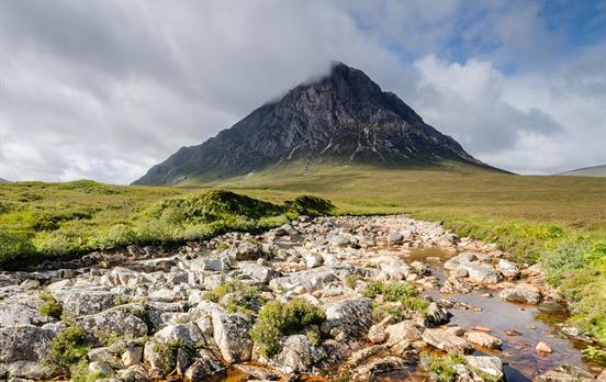 View at Buachaille Etive Mòr