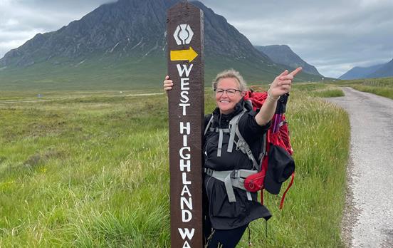 Solo walkers on the West Highland Way