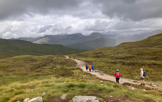 Dramatic skies on the West Highland Way