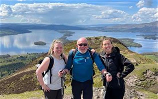 Macs Adventurers up Conic Hill