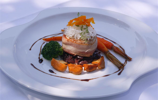 Meal at Hotel Belvedre