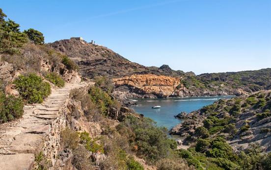 On the trail at the Cap de Creus