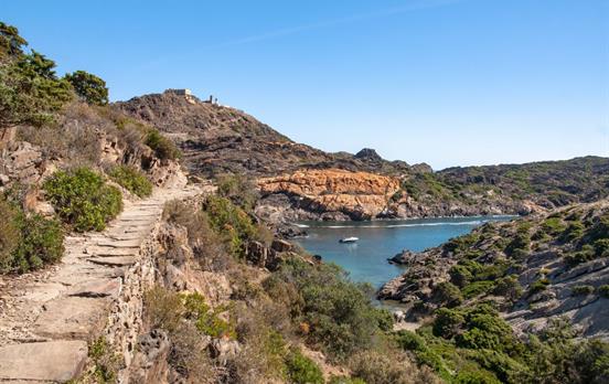 On the trail at the Cap de Creus