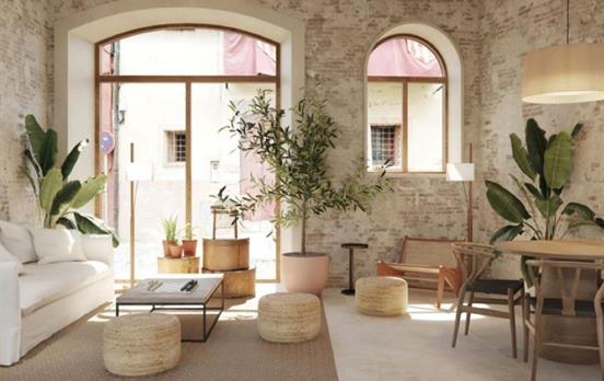 The lounge area at Palau Macelli