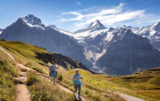 Above Lake Bachalpsee