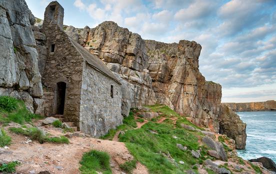St Govans Chapel, Pembrokeshire Coast Path