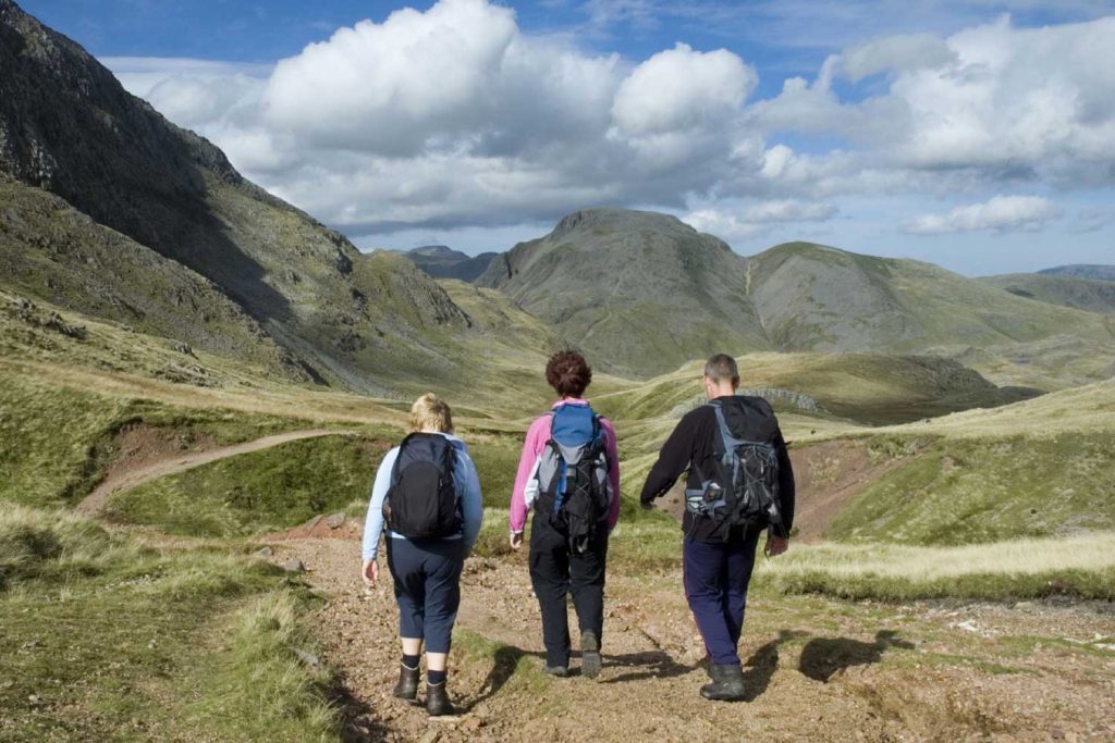 walkers on the coast to coast
