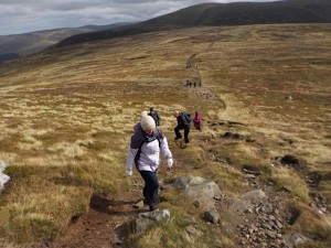Great scenes. On the Munro Mayar in Angus, Scotland.