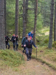 True to life colours on a walk of a friend's last Munro.
