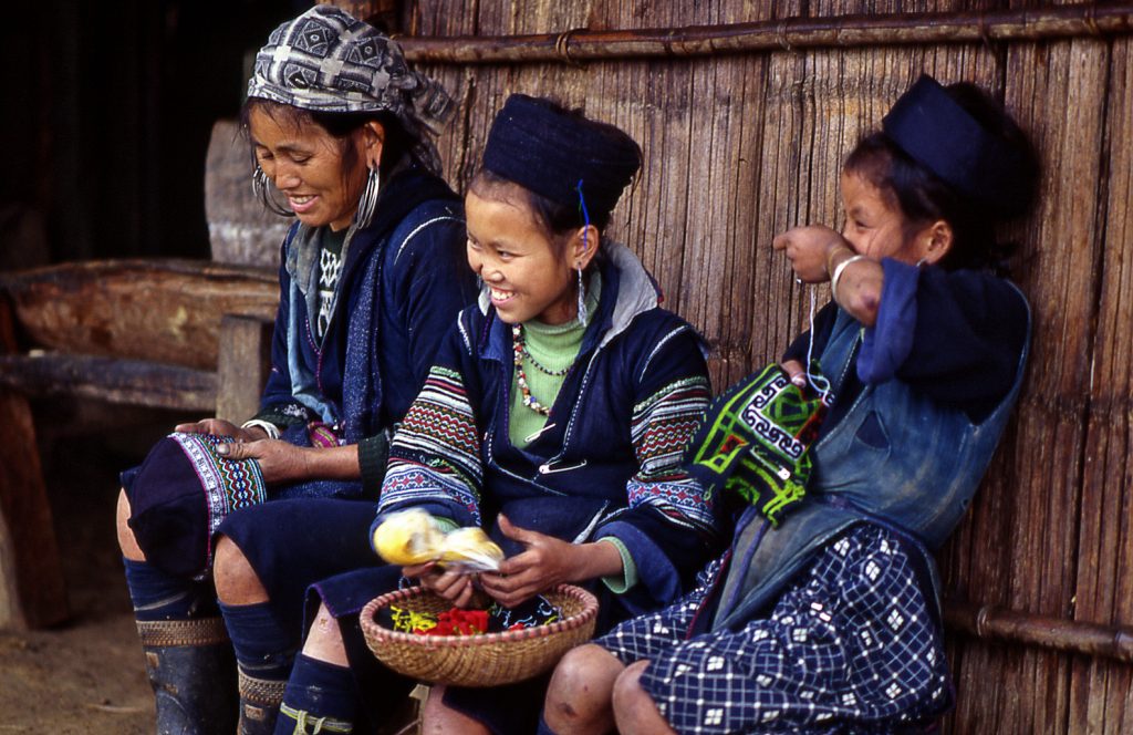 A number of ethnic minority groups live in the Sapa Valley.