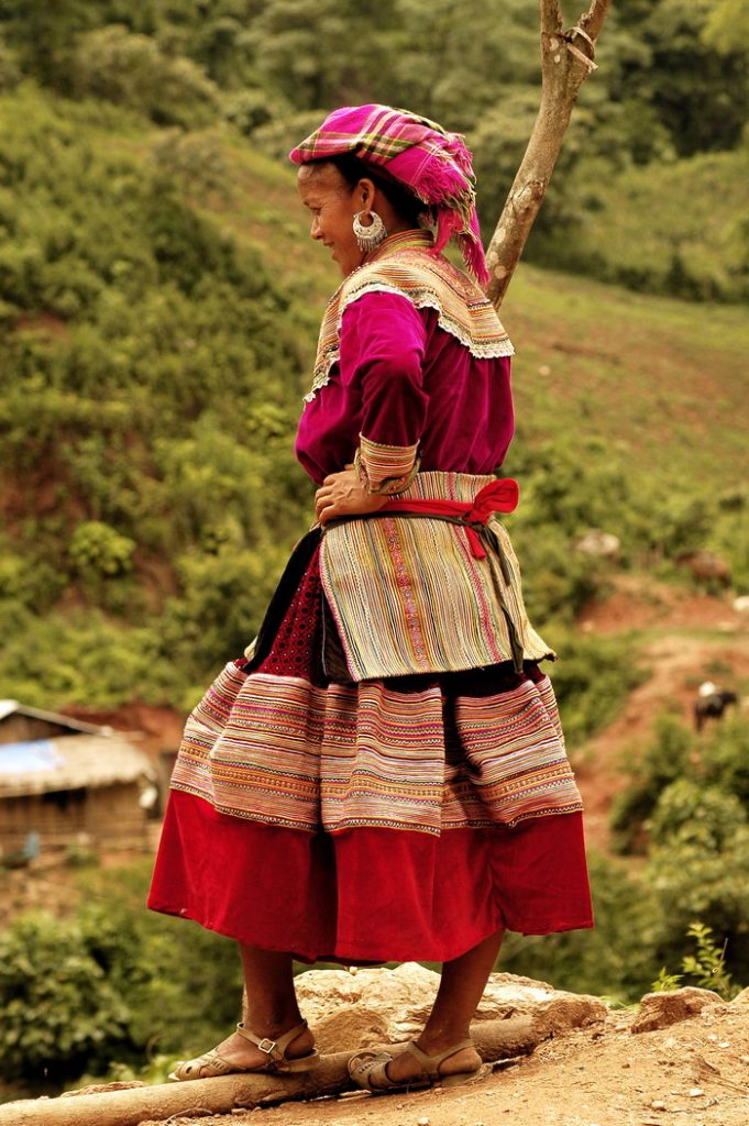 A H'mong woman