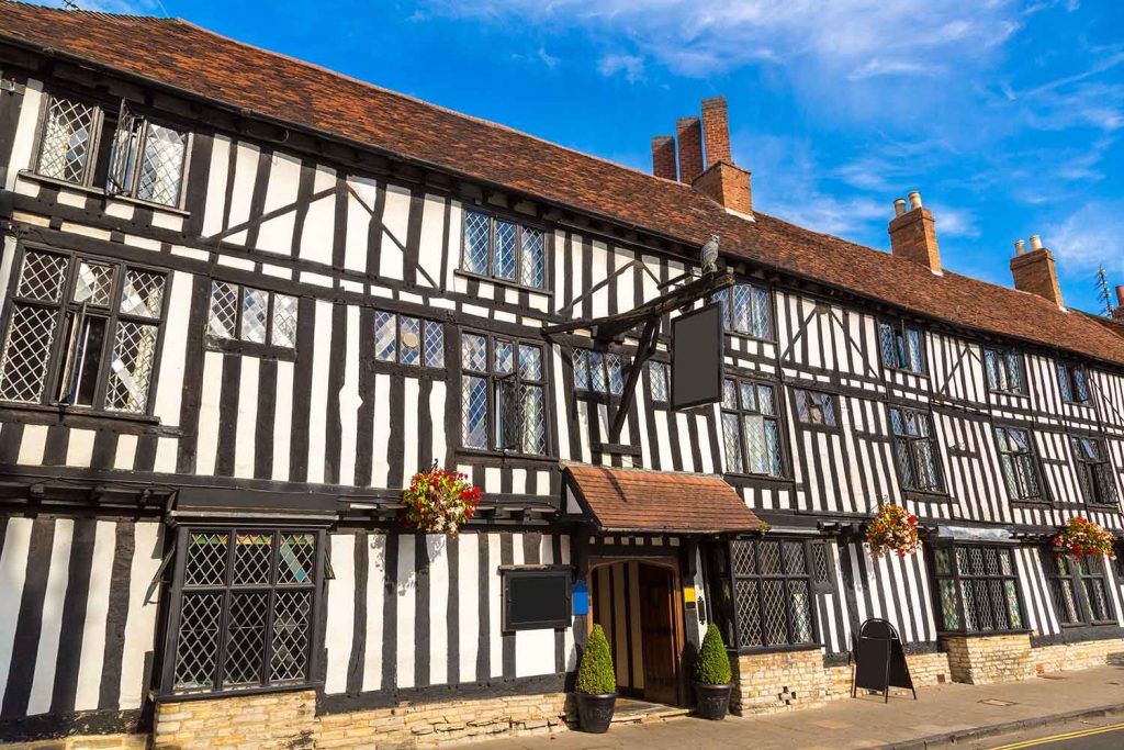 Tudor buildings in Stratford-upon-Avon