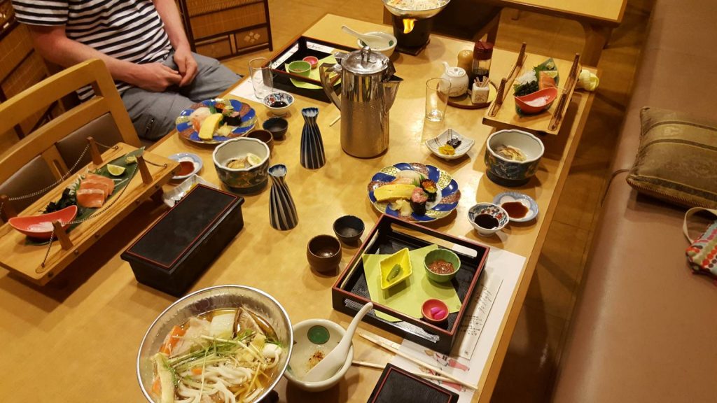 Shikoku evening meal