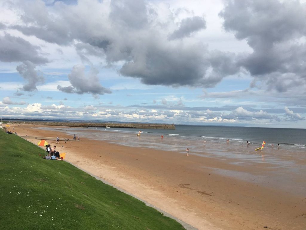 Beach at St Andrew's in August!