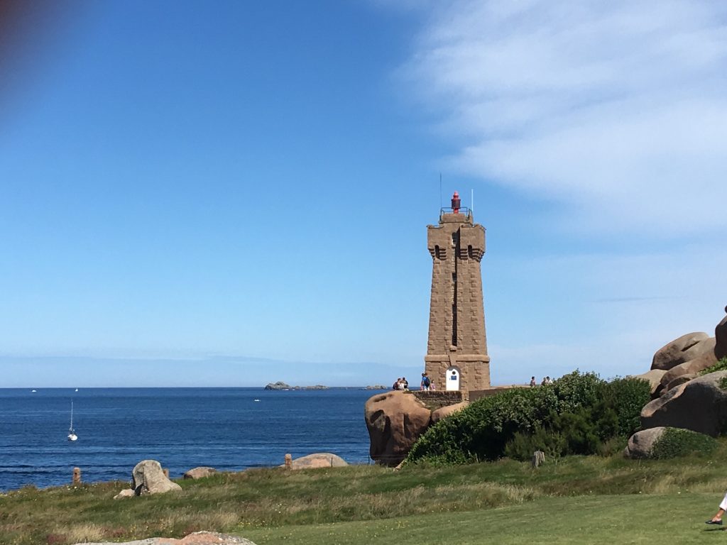 Lighthouse on Brittany Coast