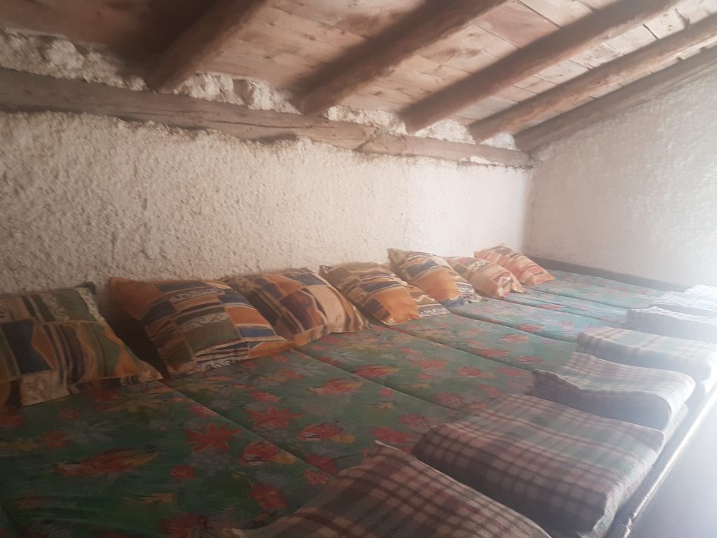 Dorm in a mountain hut