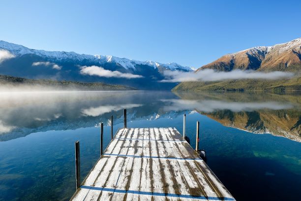 Nelson Lakes Nationalpark im Herbst