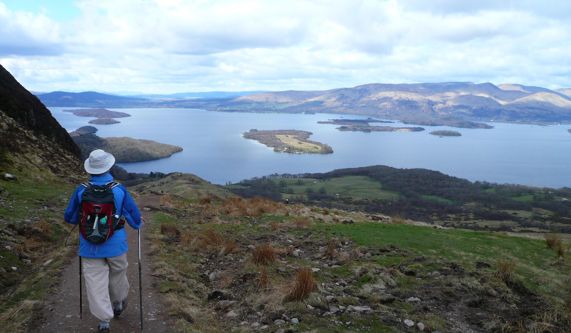 Scottish castle by loch