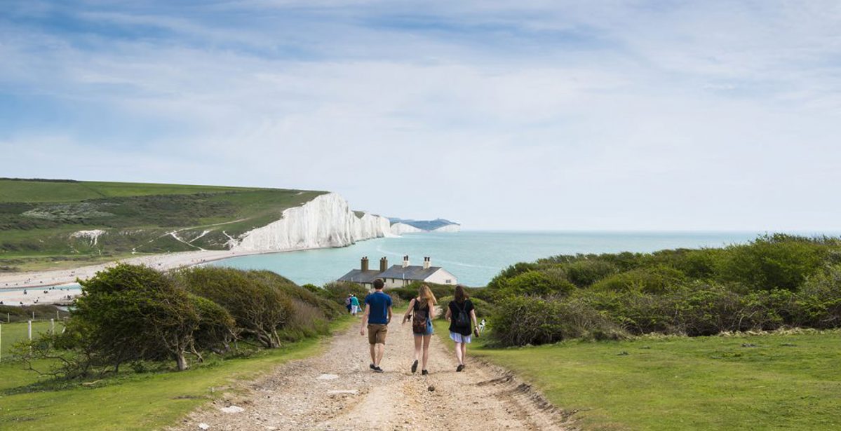The South Downs and the magnificent Seven Sisters Cliffs