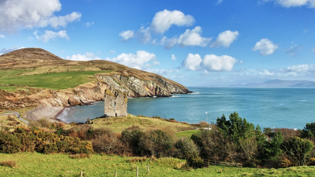 Minard Castle along the Dingle Way
