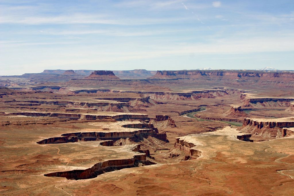 view over canyonlands national park