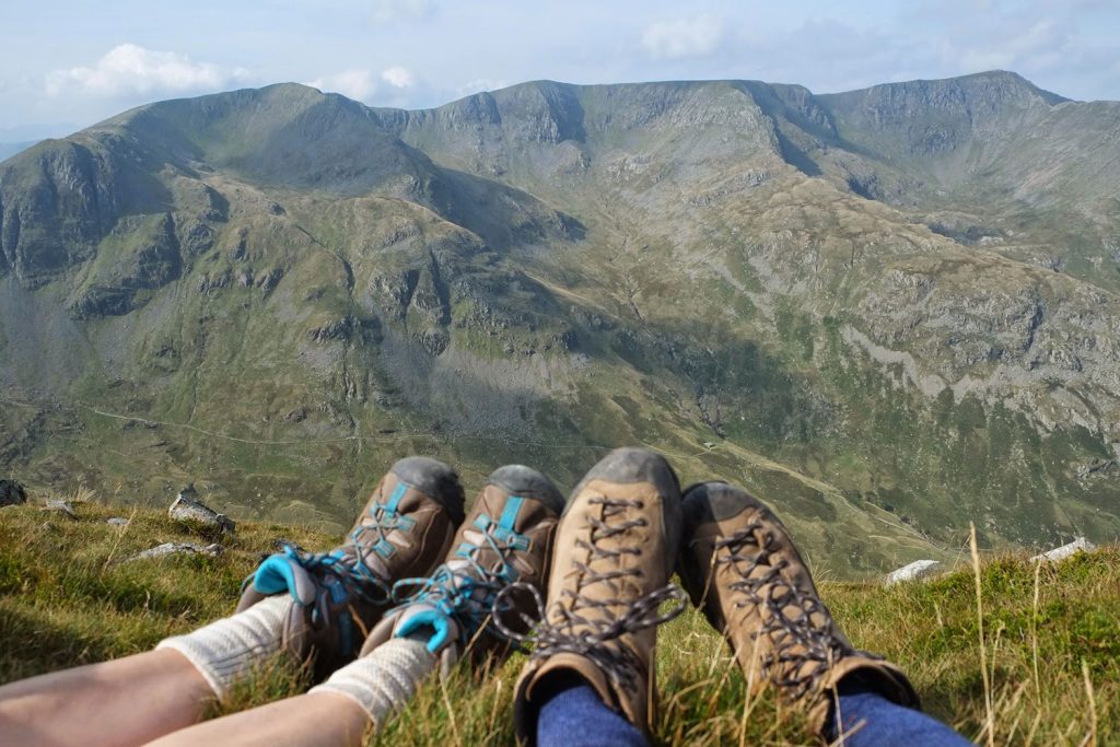 Boots and scenery on Coast to Coast