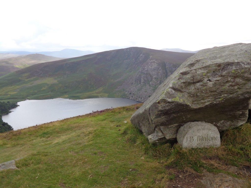Wicklow Way Day 2 Lough Tay and JB Malone Memorial