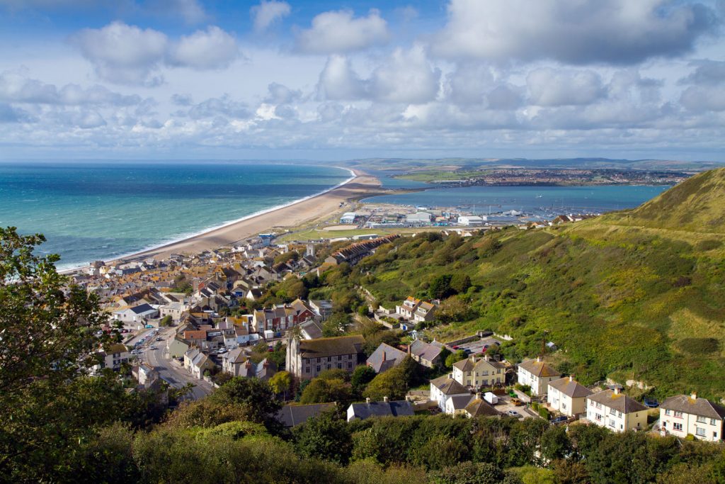 Looking down upon Weymouth